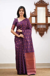 India Silk Presents Purple Banarasi Soft Silk Sarees That Combine Traditional Artistry With Modern Comfort